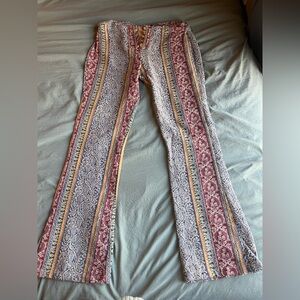 Vintage Y2K Boho Low Rise Pants — Size 10!!